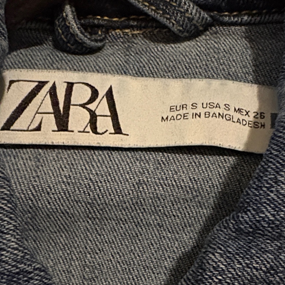 Zara Blue Jean Jacket - Picture 2 of 3